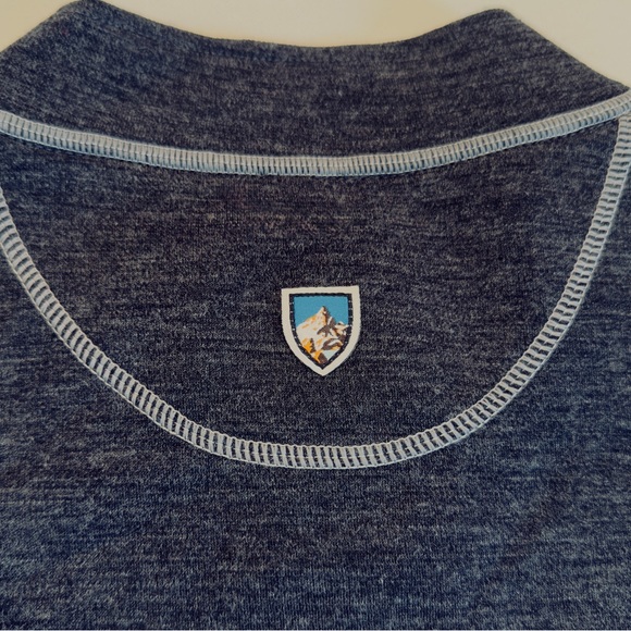 Kuhl Team Merino 1/4 Zip Pullover Mens XL Gray 100% Aeroknit Merino Wool NWOT - Picture 6 of 14